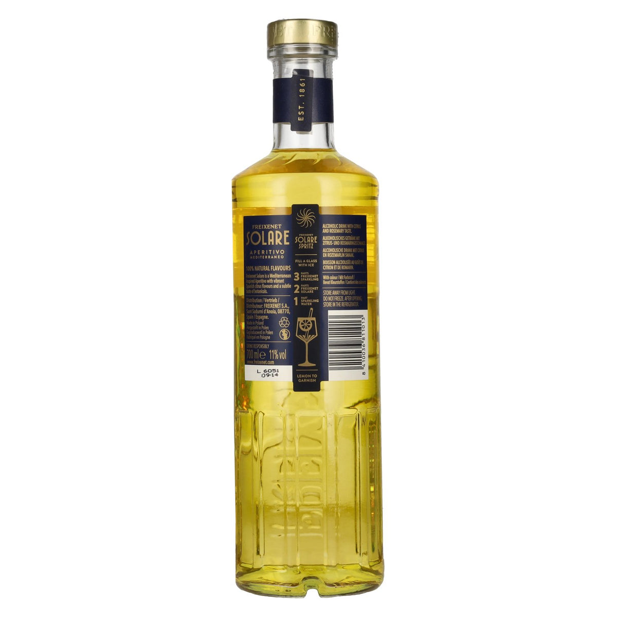 Freixenet Solare Spritz Aperitivo Mediterraneo 11% ABV 0.7l