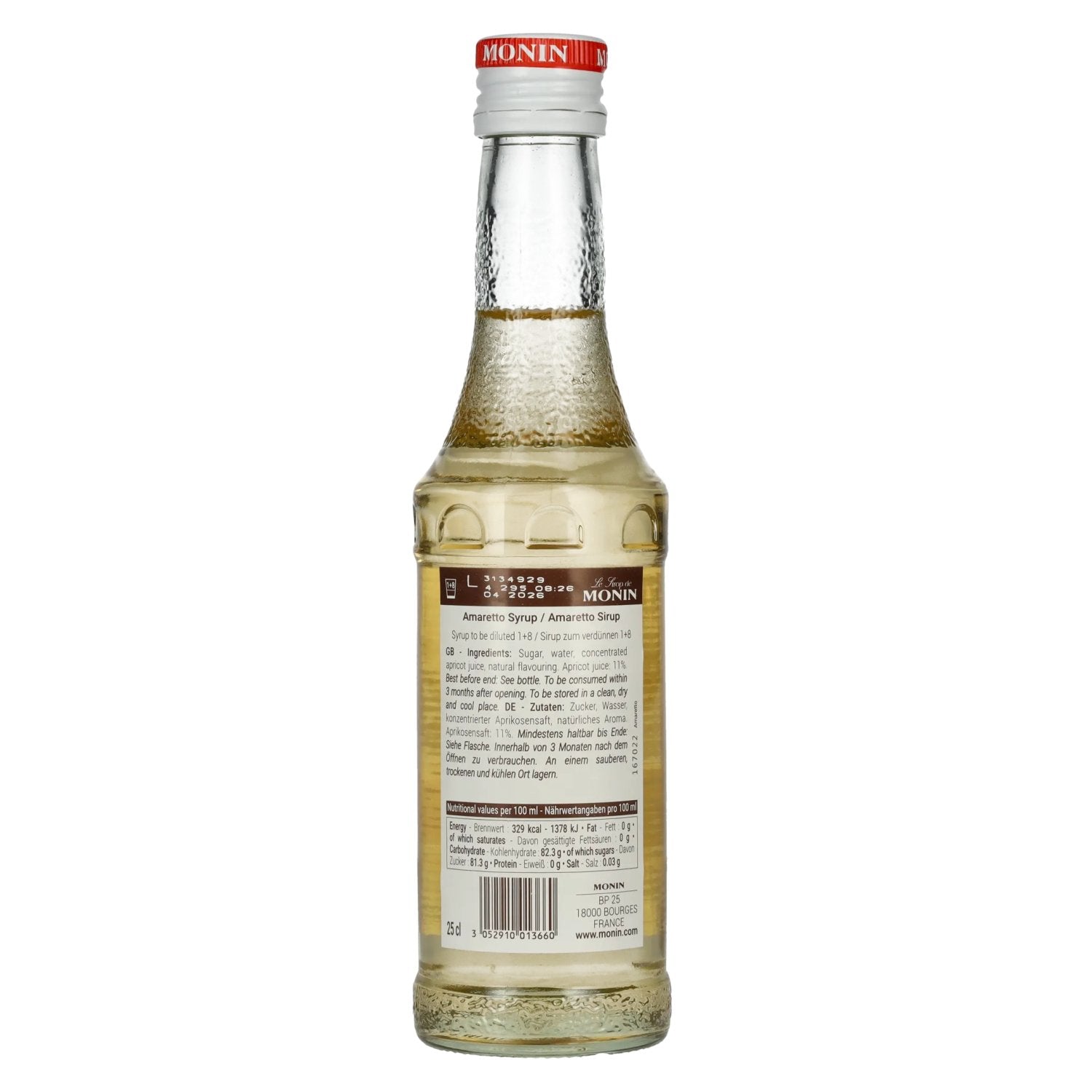 Monin Amaretto Syrup 0.25l