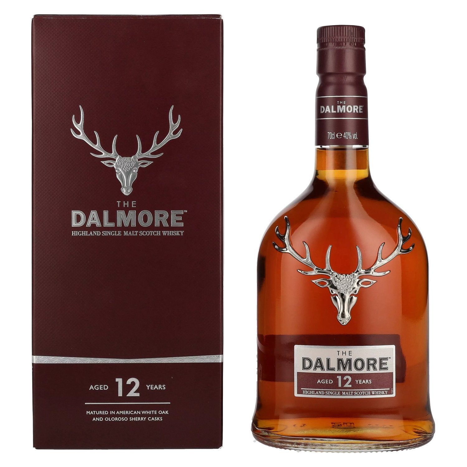 The Dalmore 12 Years Old Highland Single Malt Scotch Whisky 40% Vol. 0.7l in gift box