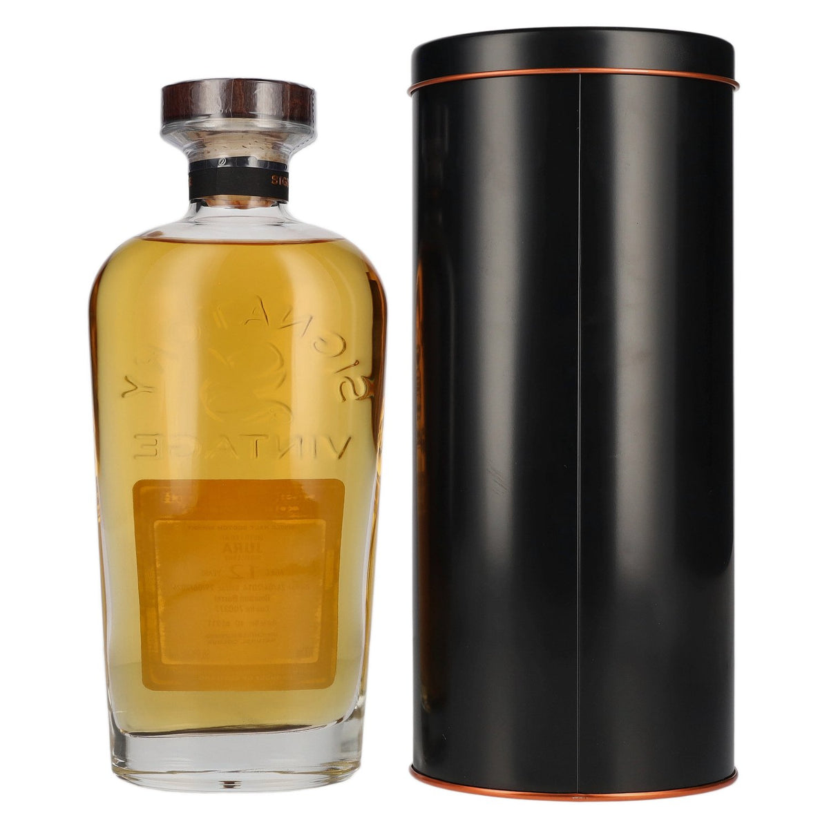 Signatory Vintage JURA 12 Years Old Bourbon Barrel Cask Strength #700377 2014 58.9% vol. 0.7 l in a tin box
