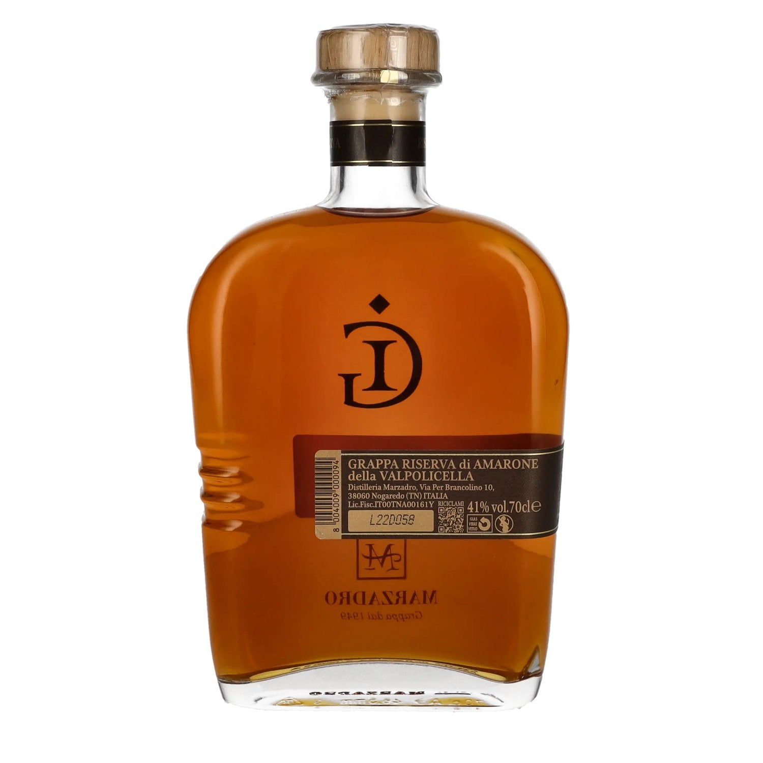 Marzadro GIARE Amarone Grappa 41% Vol. 0.7L