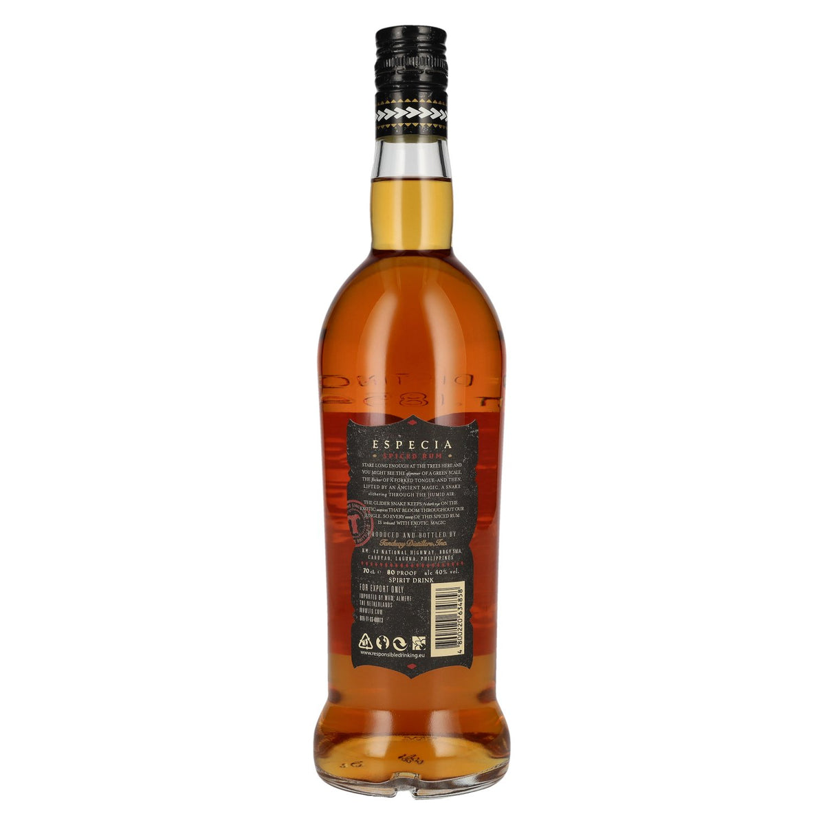 Tanduay Especia Spiced Rum Spirit Drink 40% Vol. 0.7l
