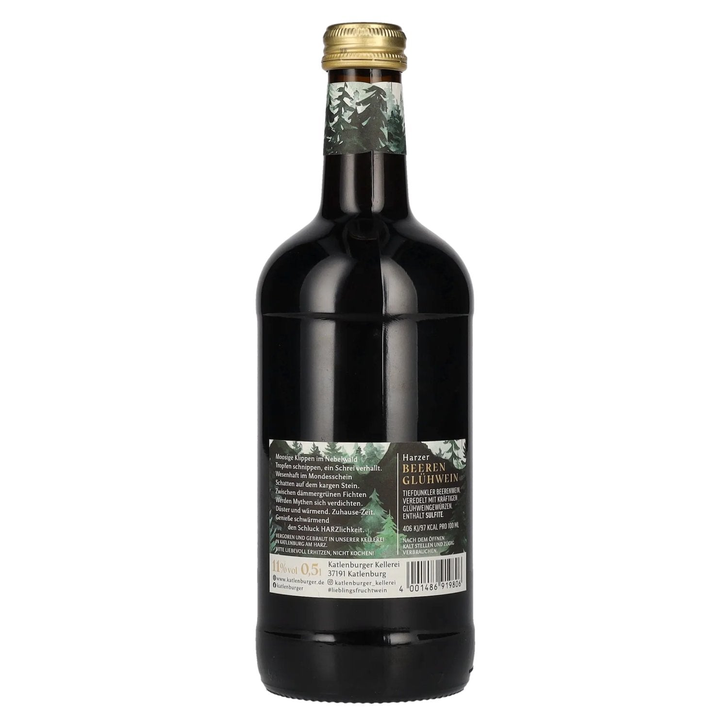 Katlenburger Harzer Beeren Glühwein 11% Vol. 0,5l