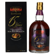 XM SUPREME 15 Years Old Finest Caribbean Rum 40% Vol. 0.7l in gift box