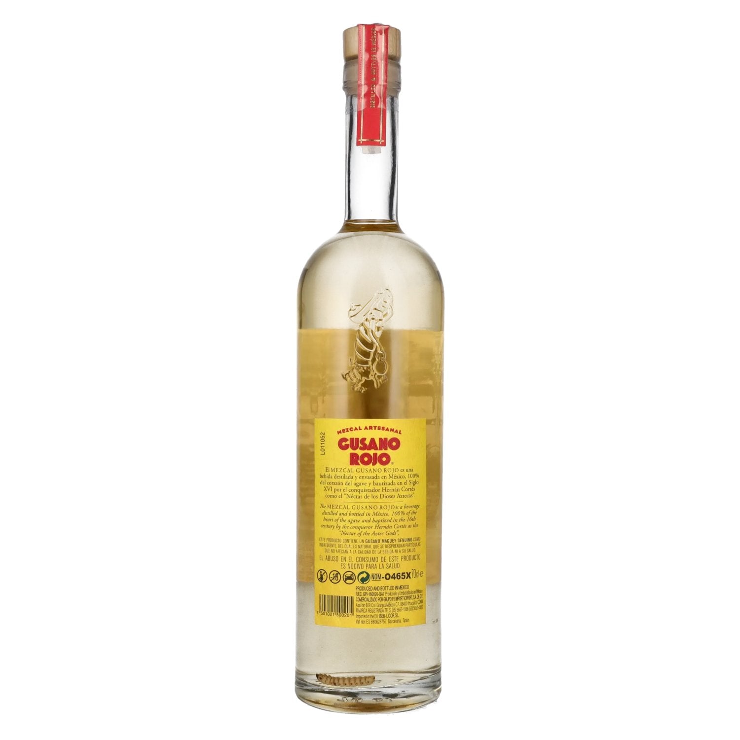 Gusano Rojo Mezcal 38% Vol. 0,7l