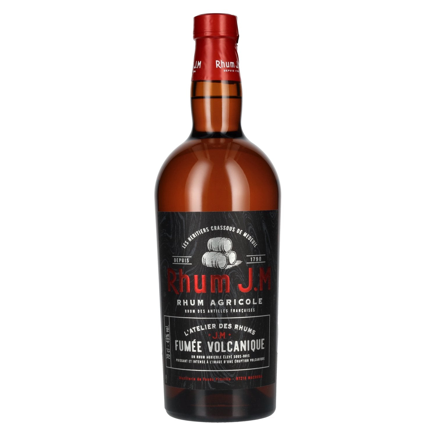 Rhum J.M VOLCANIC SMOKE Rhum Agricole 49% Vol. 0.7l