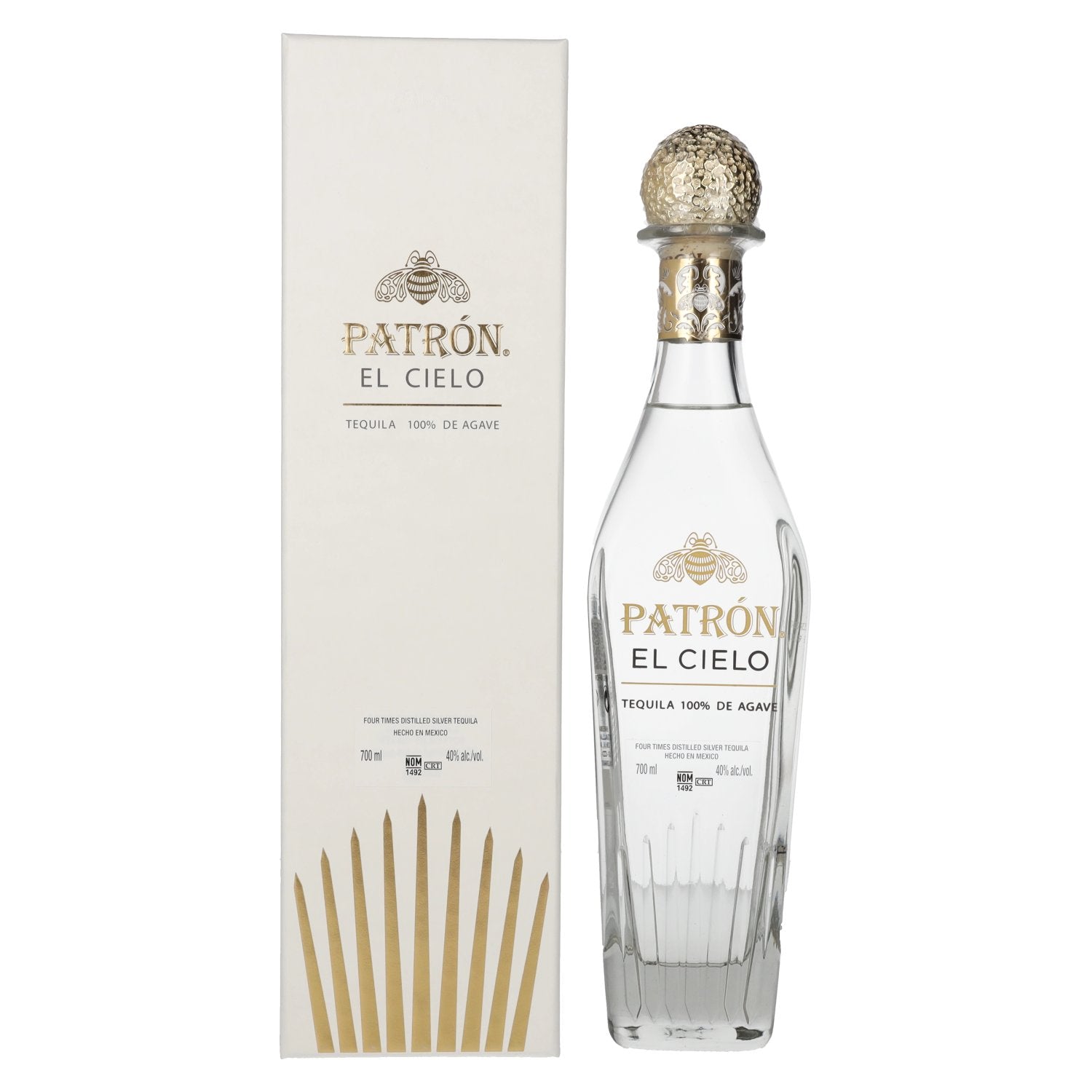 Patrón El Cielo Silver Tequila 100% de Agave 40% Vol. 0.7l in Gift Box