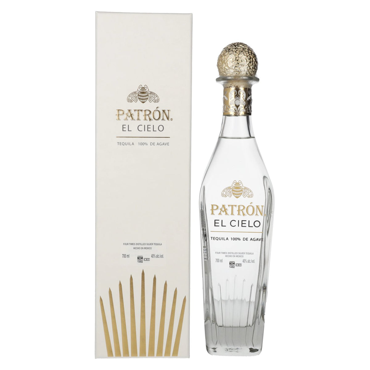 Patrón El Cielo Silver Tequila 100% de Agave 40% Vol. 0.7l in Gift Box