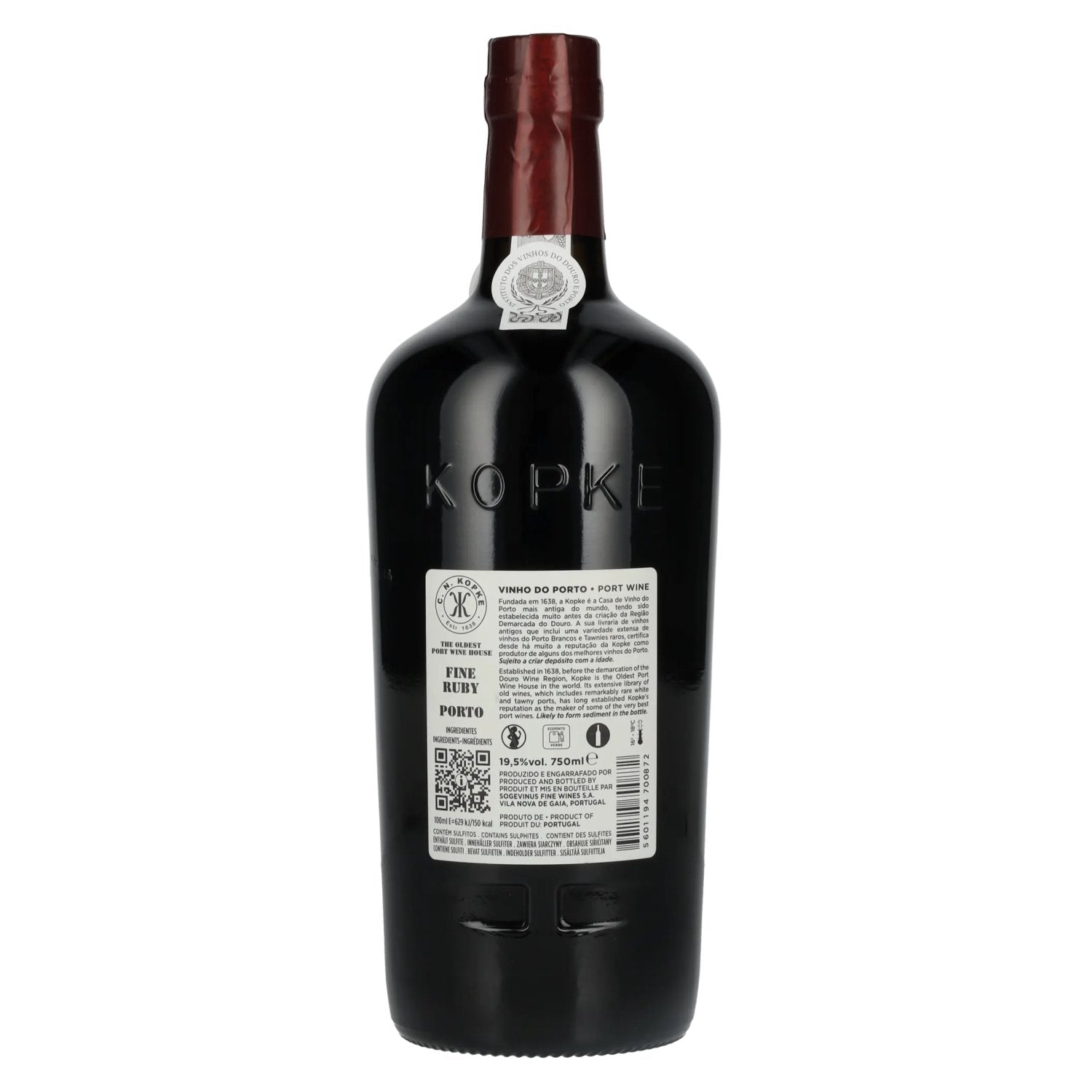 Kopke FINE RUBY Porto 19,5% Vol. 0,75l