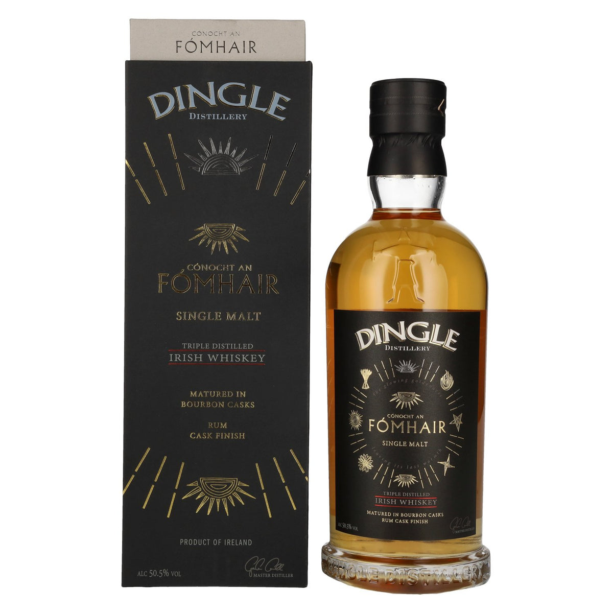 Dingle CÓNOCHT AN FÓMHAIR Single Malt Irish Whiskey Triple Distilled 50.5% Vol. 0.7l in Gift Box