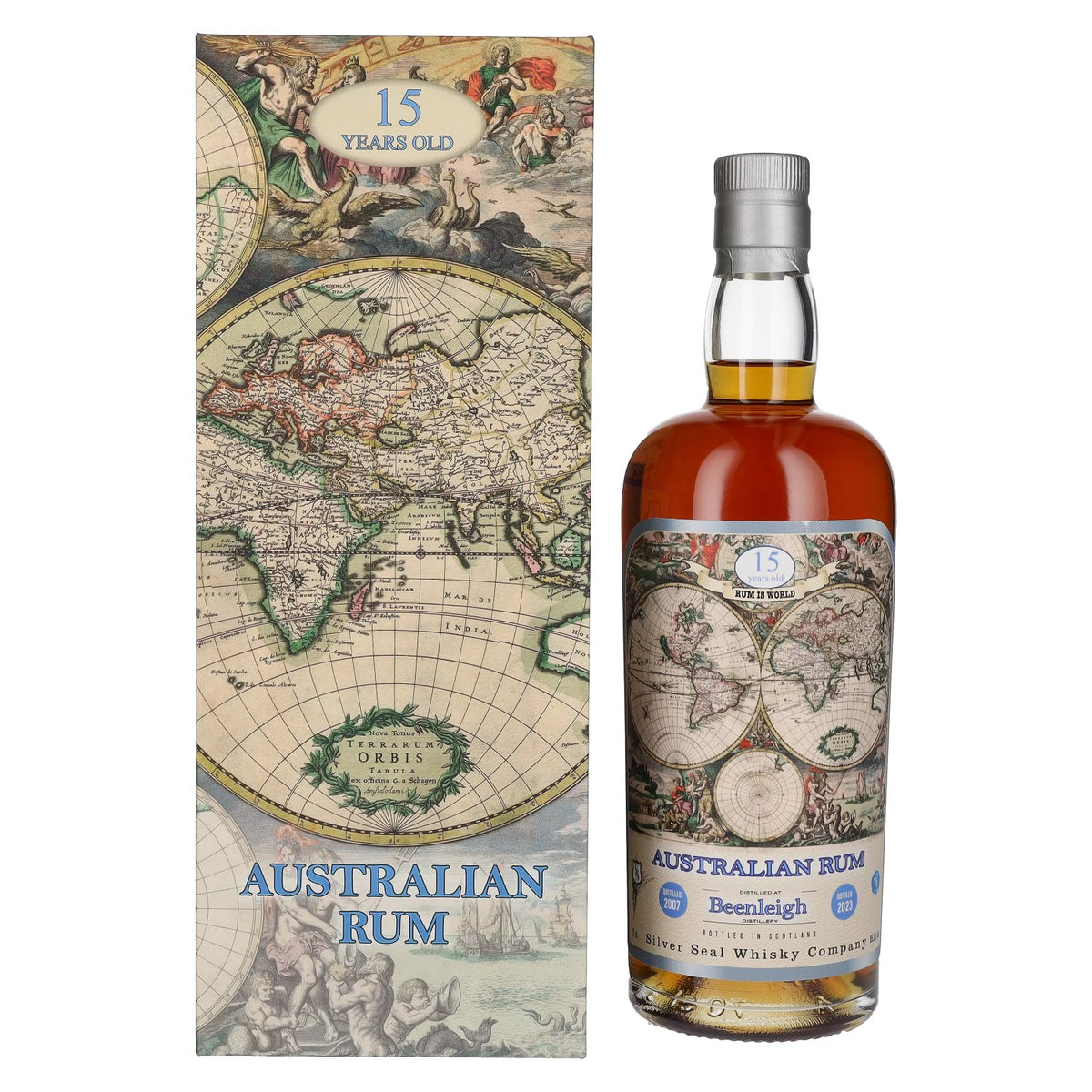 Silver Seal AUSTRALIAN Rum 15 Years Old 2007 65.2% vol. 0.7 l in a gift box