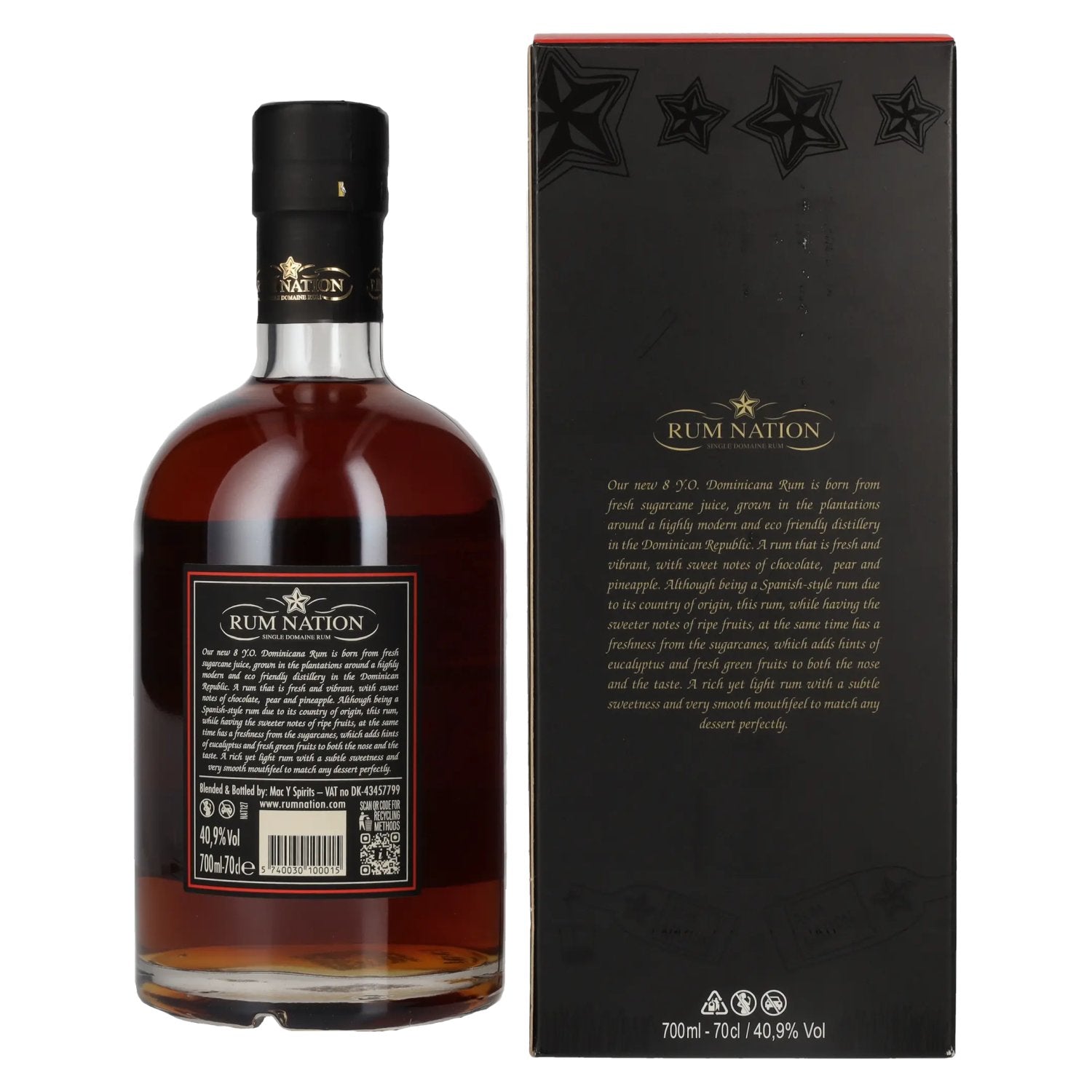 Rum Nation Dominicana 8 Years Old Limited Edition 40.9% Vol. 0.7l in gift box