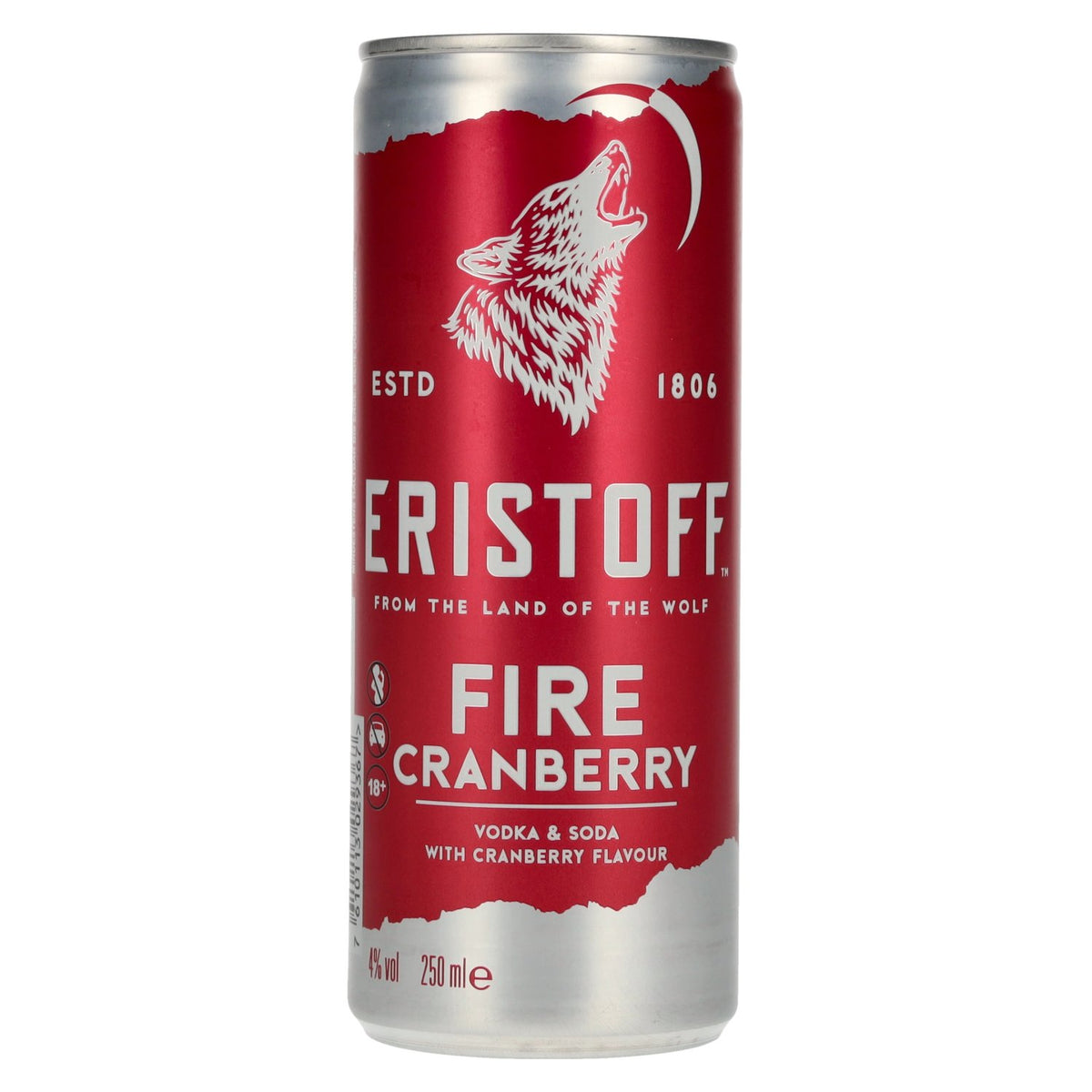Eristoff Fire Cranberry 4% Vol. 0,25l Dose Pfand