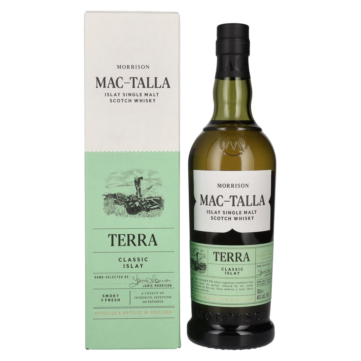 Mac-Talla Morrison TERRA Classic Islay Single Malt Scotch Whisky 46% Vol. 0.7l in Gift Box