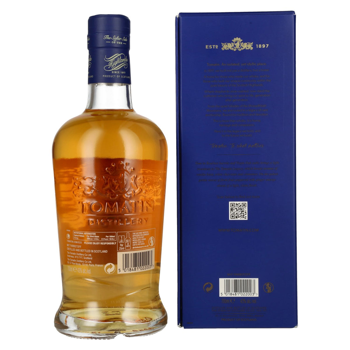 Tomatin Legacy Highland Single Malt Scotch Whisky 43% Vol. 0.7l in Gift Box