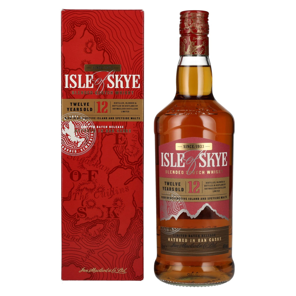 Isle of Skye 12 Years Old Blended Scotch Whisky 40% Vol. 0.7l in Gift Box