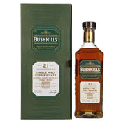 Bushmills 21 Years Old RARE Single Malt Irish Whiskey 46% Vol. 0.7l in Gift Box