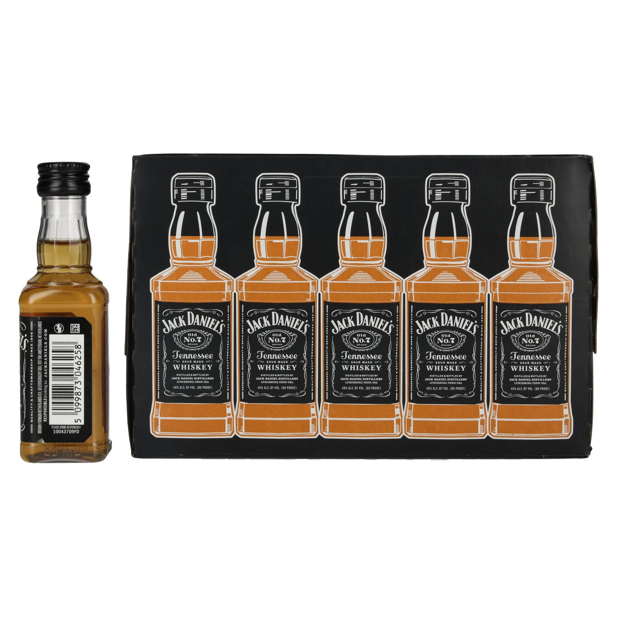 Jack Daniel's Tennessee Whiskey 40% Vol. 10x0.05l PET