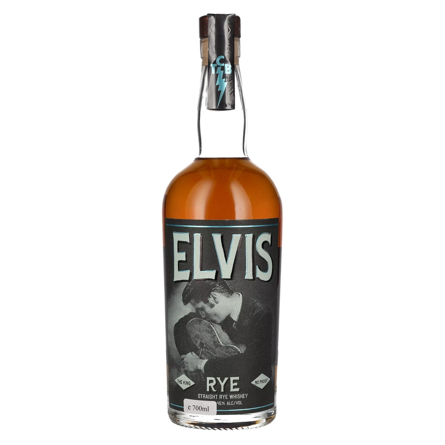 Elvis THE KING Straight RYE Whiskey 45% Vol. 0.7l