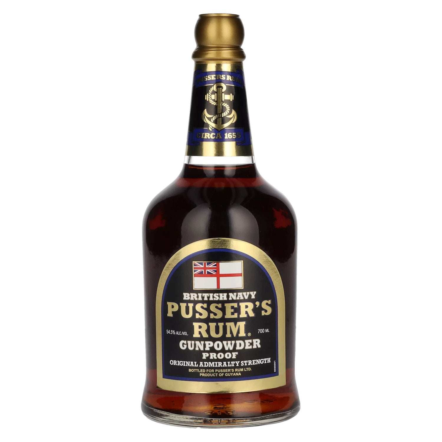 Pusser's Rum Gunpowder Proof 54.5% Vol. 0.7L