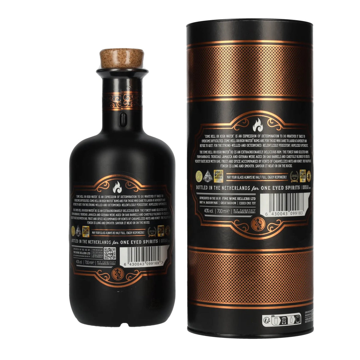 Come Hell or High Water XO Rum 40% Vol. 0.7L in Gift Box