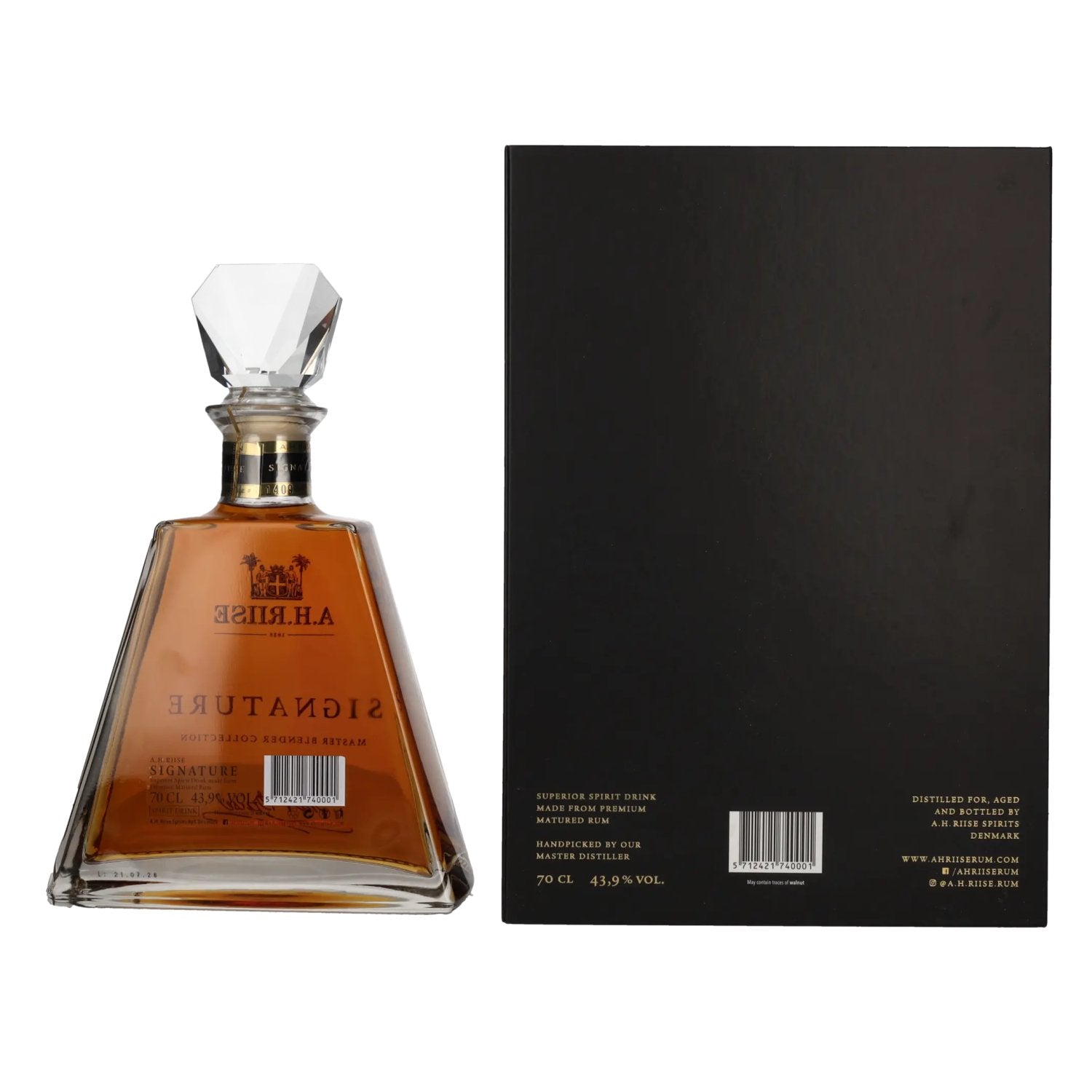 A.H. Riise SIGNATURE Master Blender Collection 43,9% Vol. 0,7l in Geschenkbox