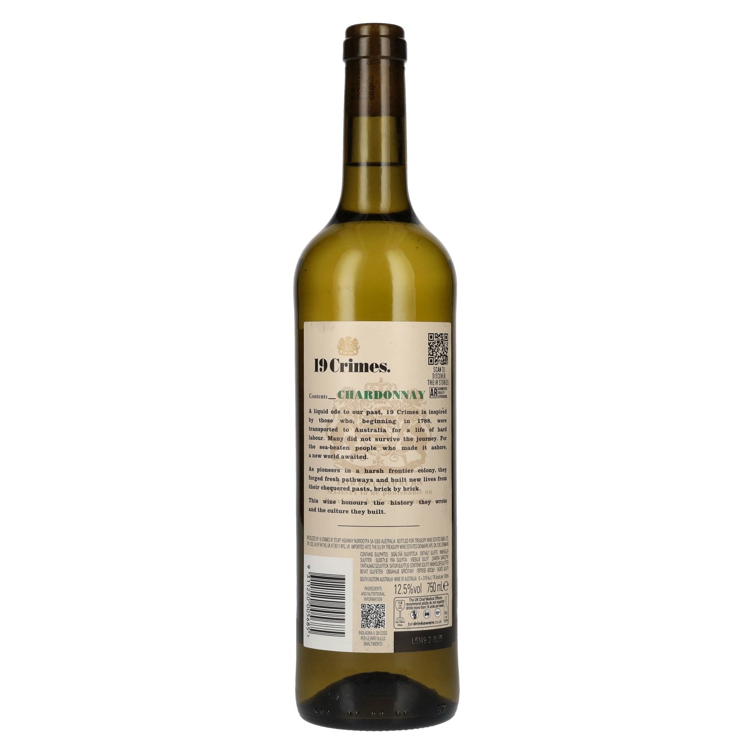 19 Crimes Chard 12.5% Vol. 0.75l