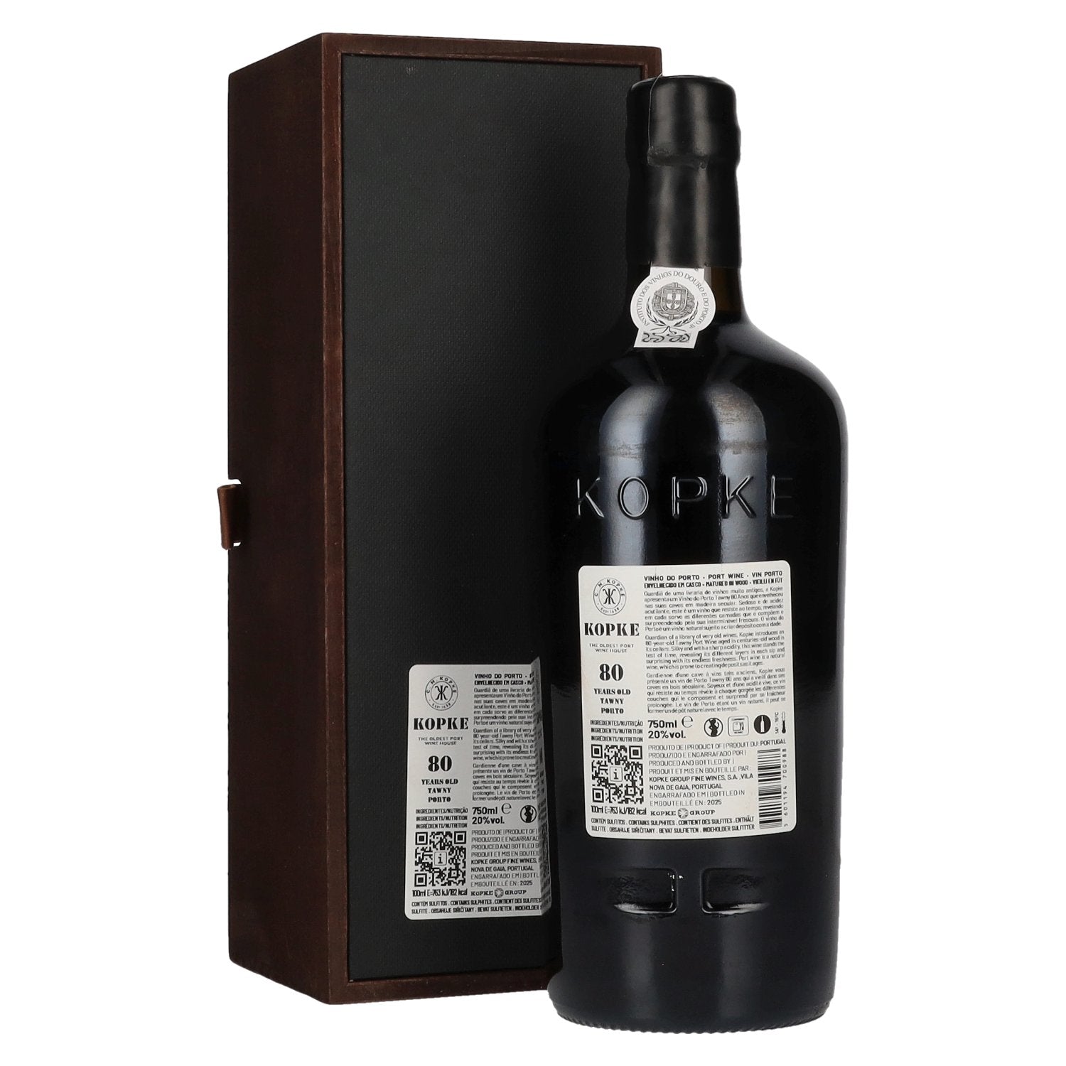 Kopke 80 Years Old TAWNY Porto 20% Vol. 0,75l in Holzkiste
