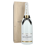 Moët &amp; Chandon Champagne ICE IMPÉRIAL Demi-Sec 12.5% vol. 3 litres in a wooden crate