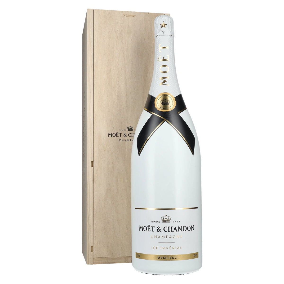 Moët & Chandon Champagne ICE IMPÉRIAL Demi-Sec 12.5% Vol. 3l in wooden box