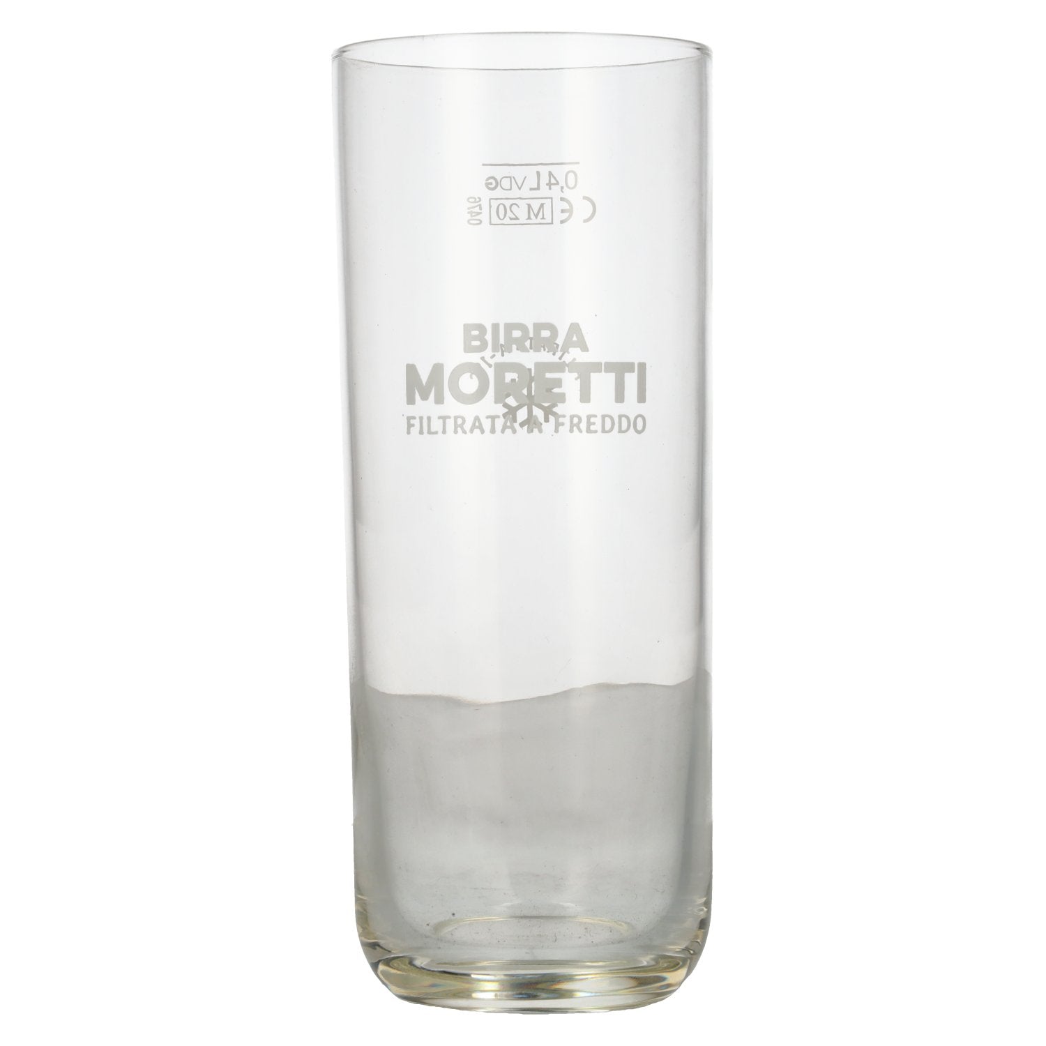 Birra Moretti Freddo Glass 0.4l