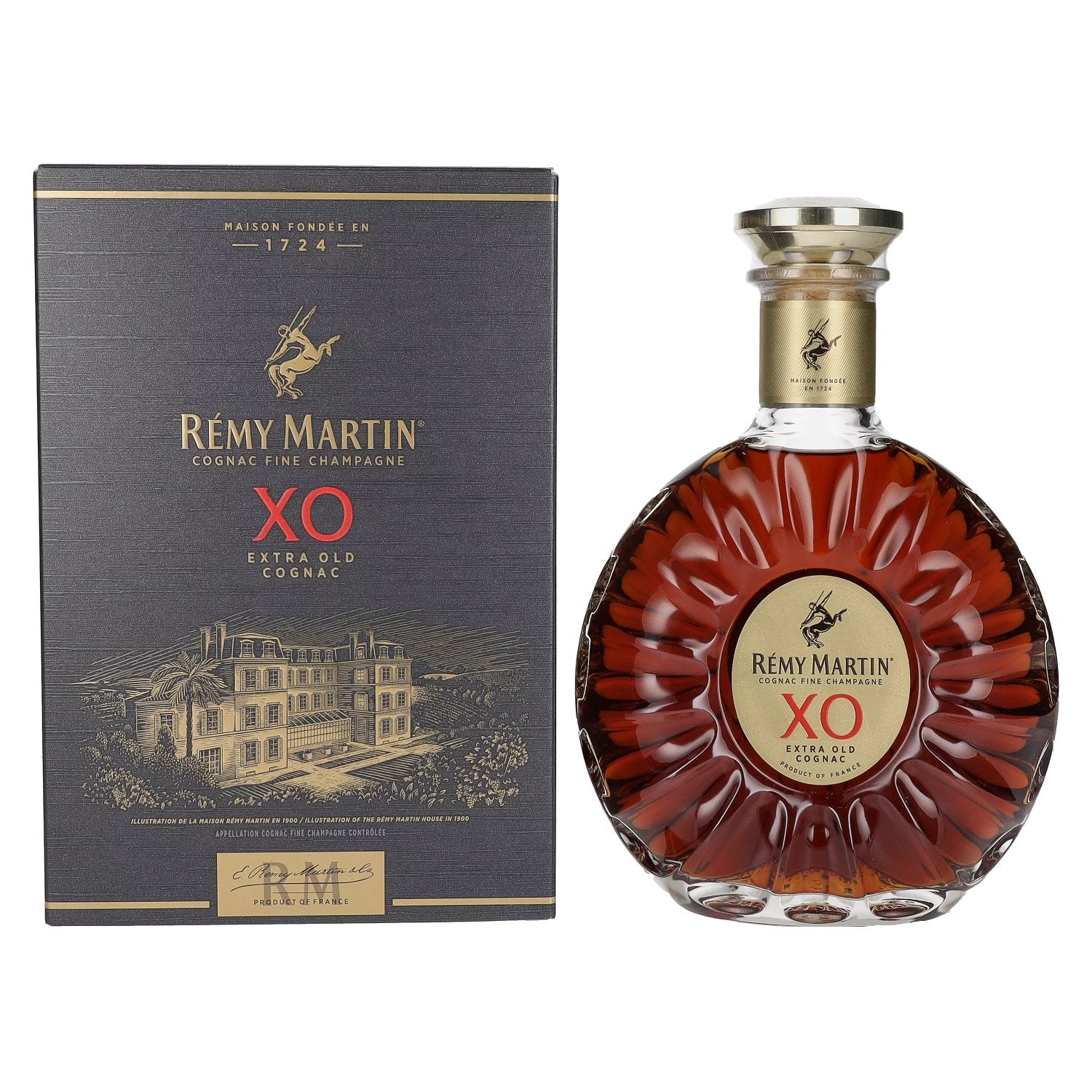 Rémy Martin XO EXTRA OLD Cognac Fine Champagne 40% Vol. 0.7L in gift box