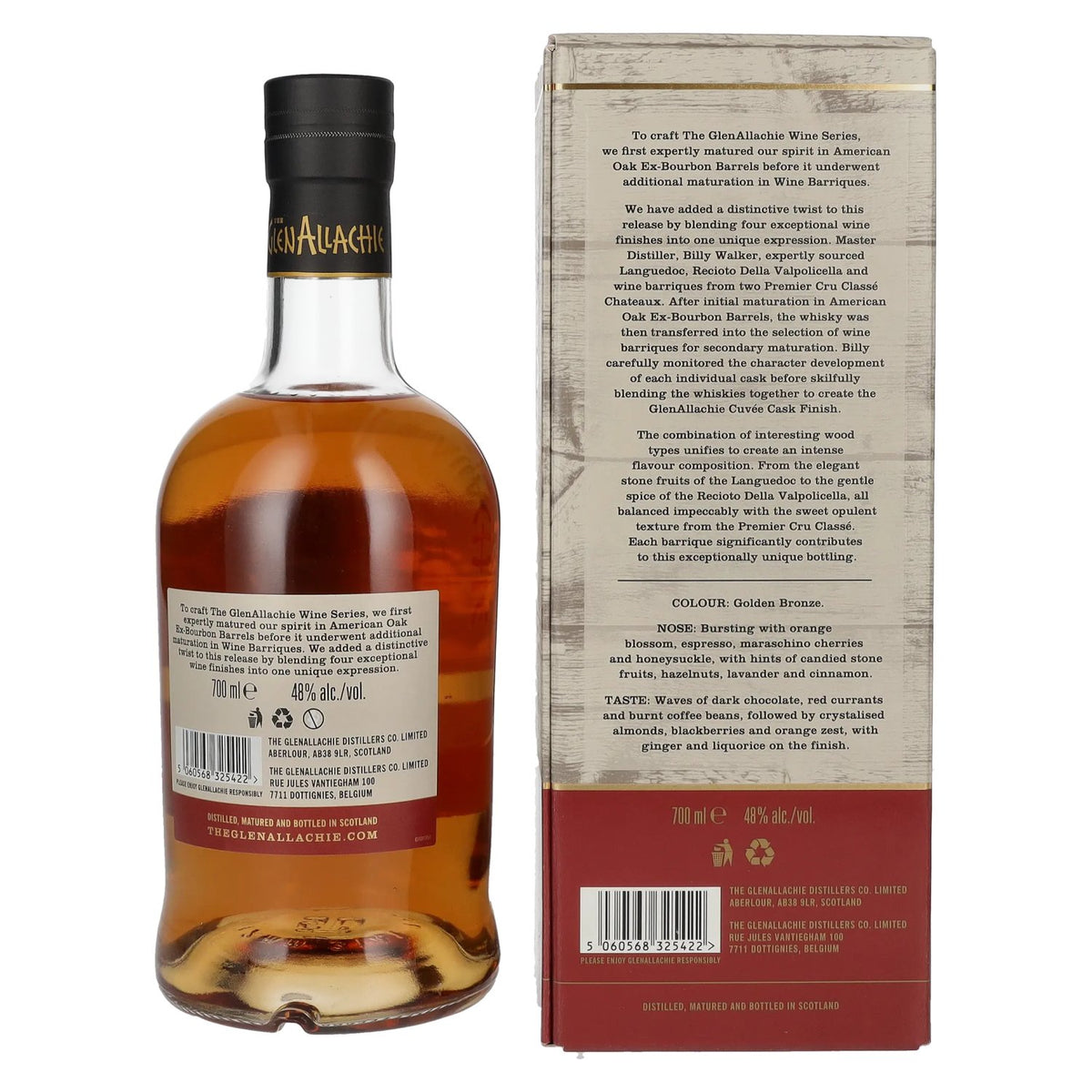 The GlenAllachie WINE SERIES Cuvée Cask Finish 2012 48% Vol. 0,7l in Geschenkbox