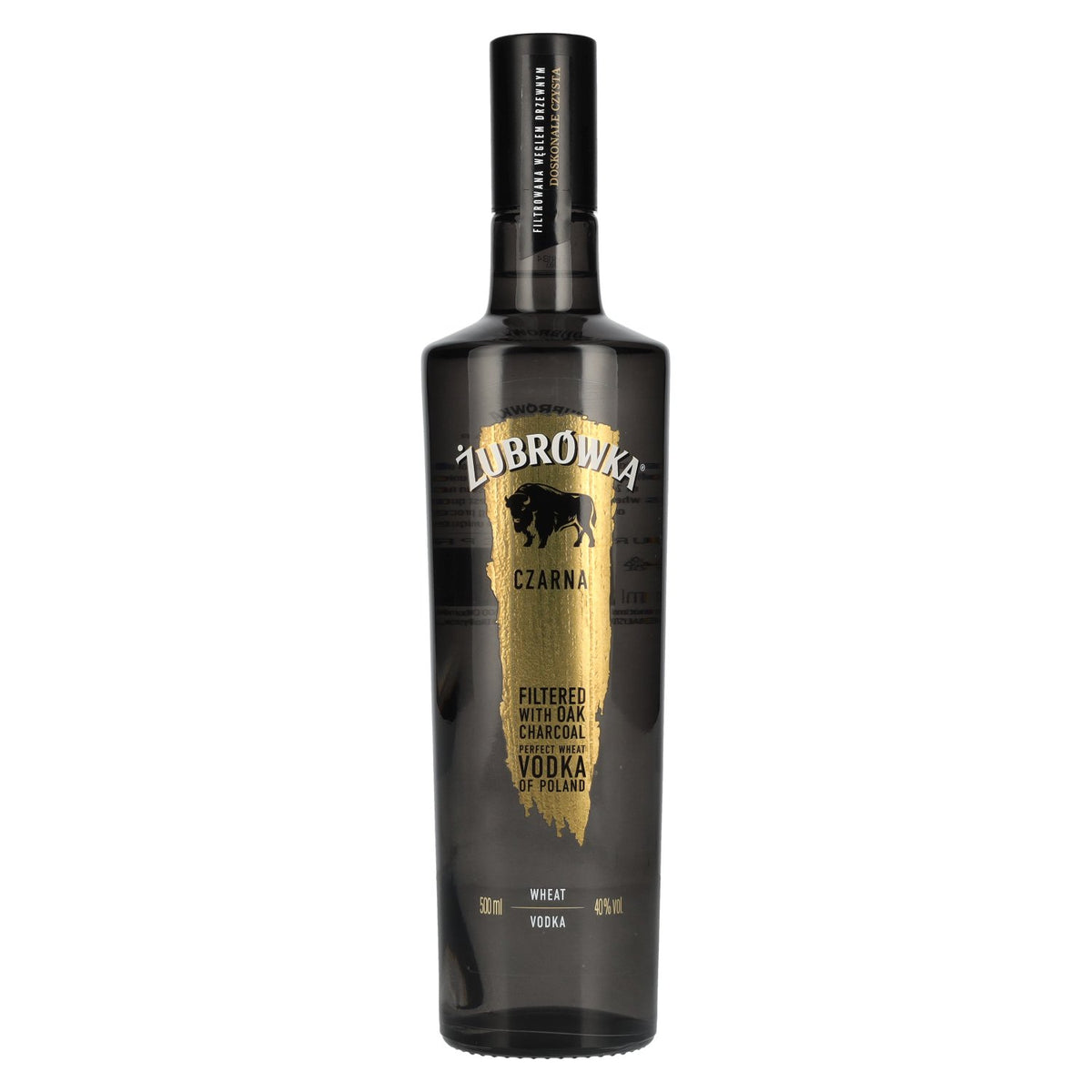 Zubrowka CZARNA Polish Vodka 40% Vol. 0.5l