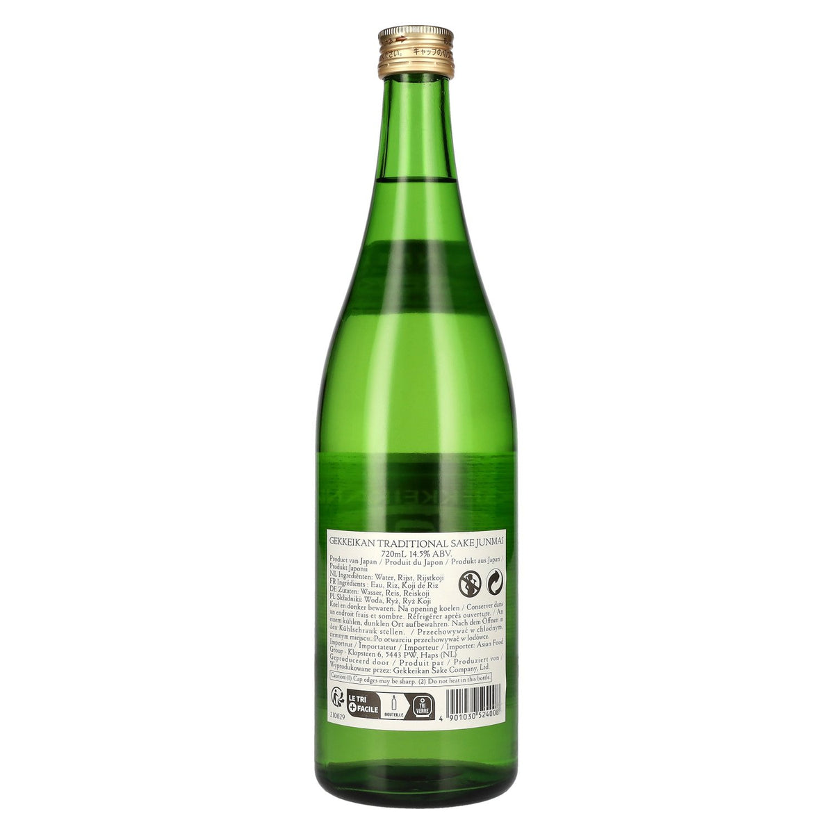 Gekkeikan JUNMAI The Superior Japanese Sake 14,5% Vol. 0,72l