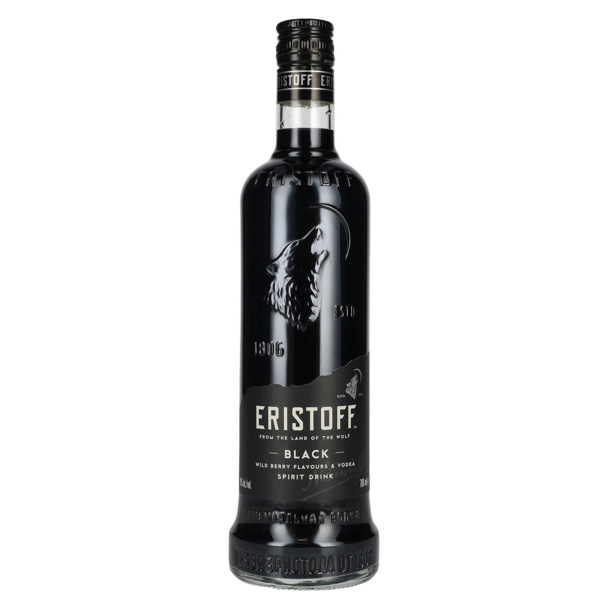 Eristoff Black Wild Berry Flavours & Vodka 18% Vol. 0,7l