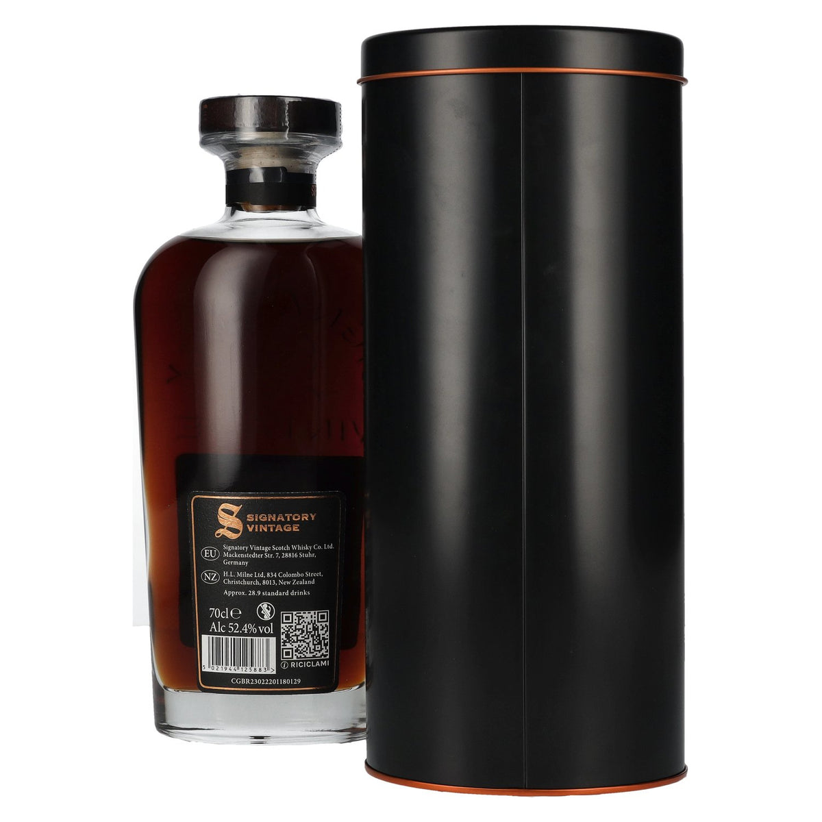 Signatory Vintage GLEN ROTHES 26 Years Old Cask Strength #9812 1997 52.4% Vol. 0.7l in Tin box