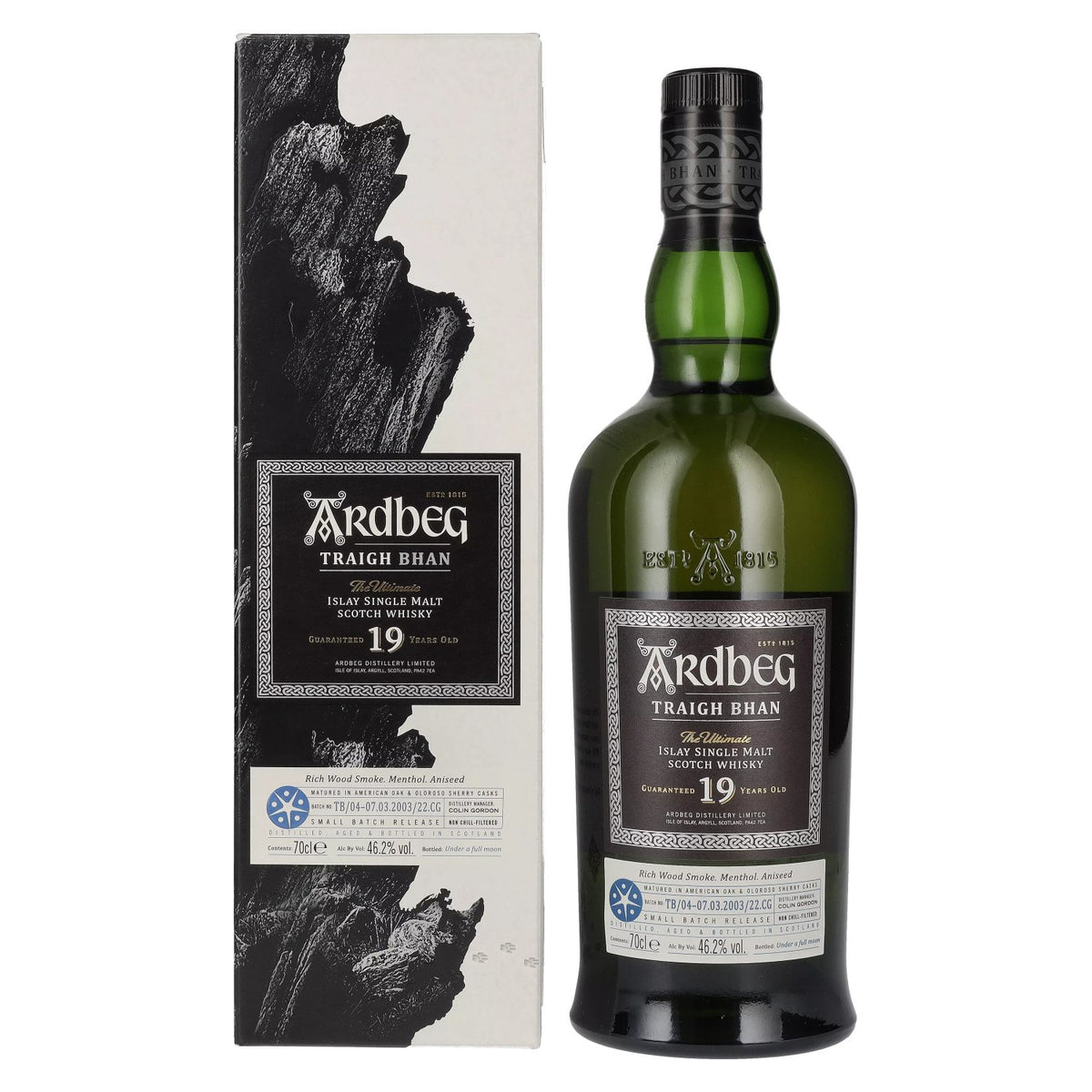Ardbeg TRAIGH BHAN 19 Years Old Batch No. 4 46.2% Vol. 0.7l in Gift Box