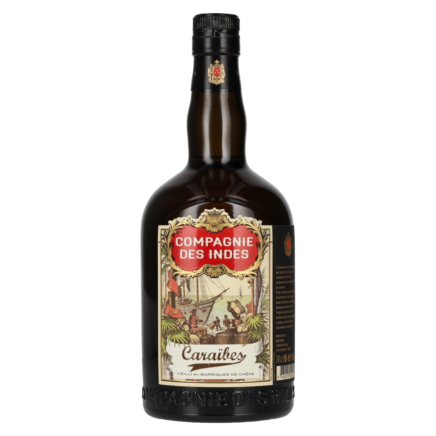Compagnie des Indes CARAÏBES Rum Oak Barrels 40% Vol. 0,7l