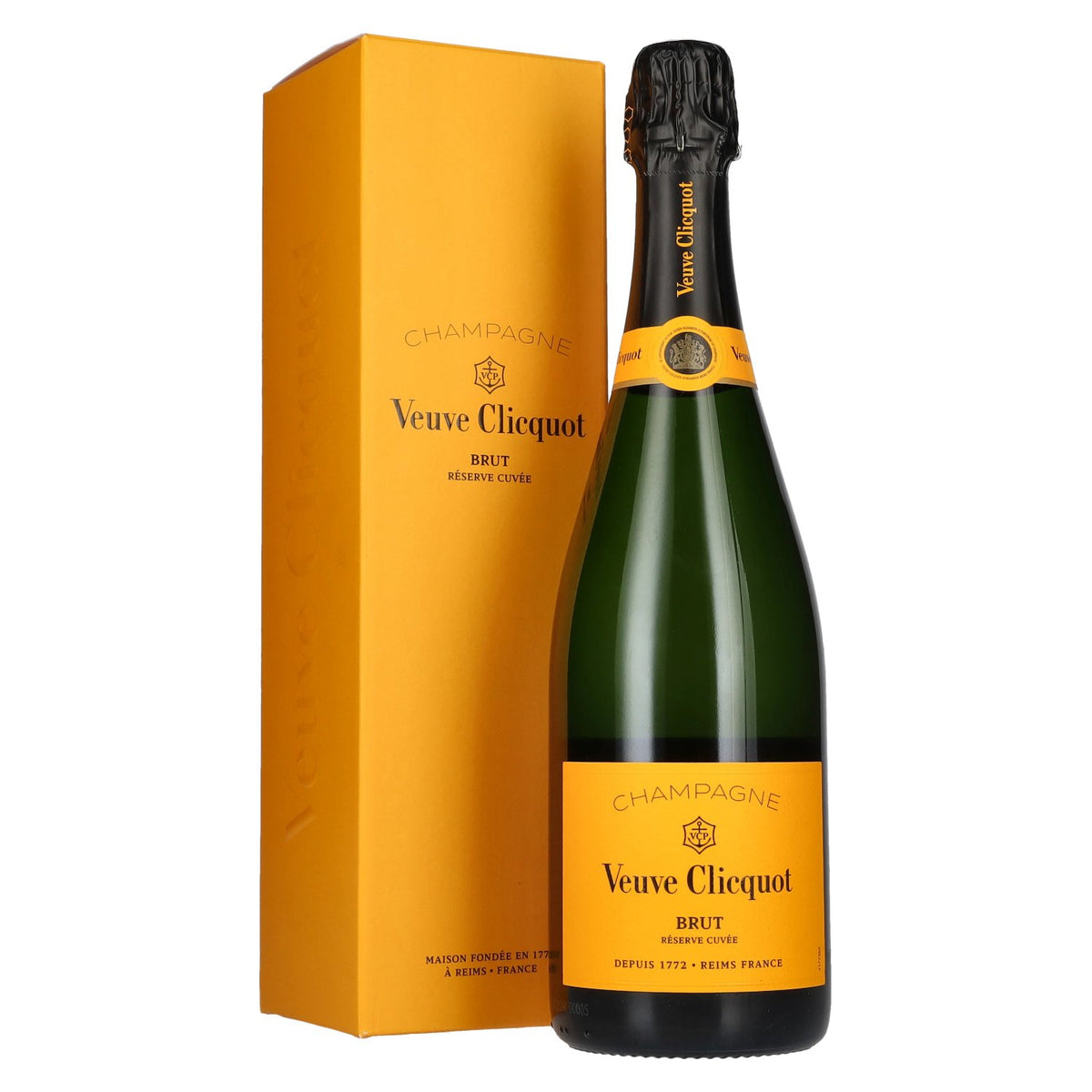 Veuve Clicquot Champagne Brut Réserve Cuvée 12.5% Vol. 0.75L in Gift Box