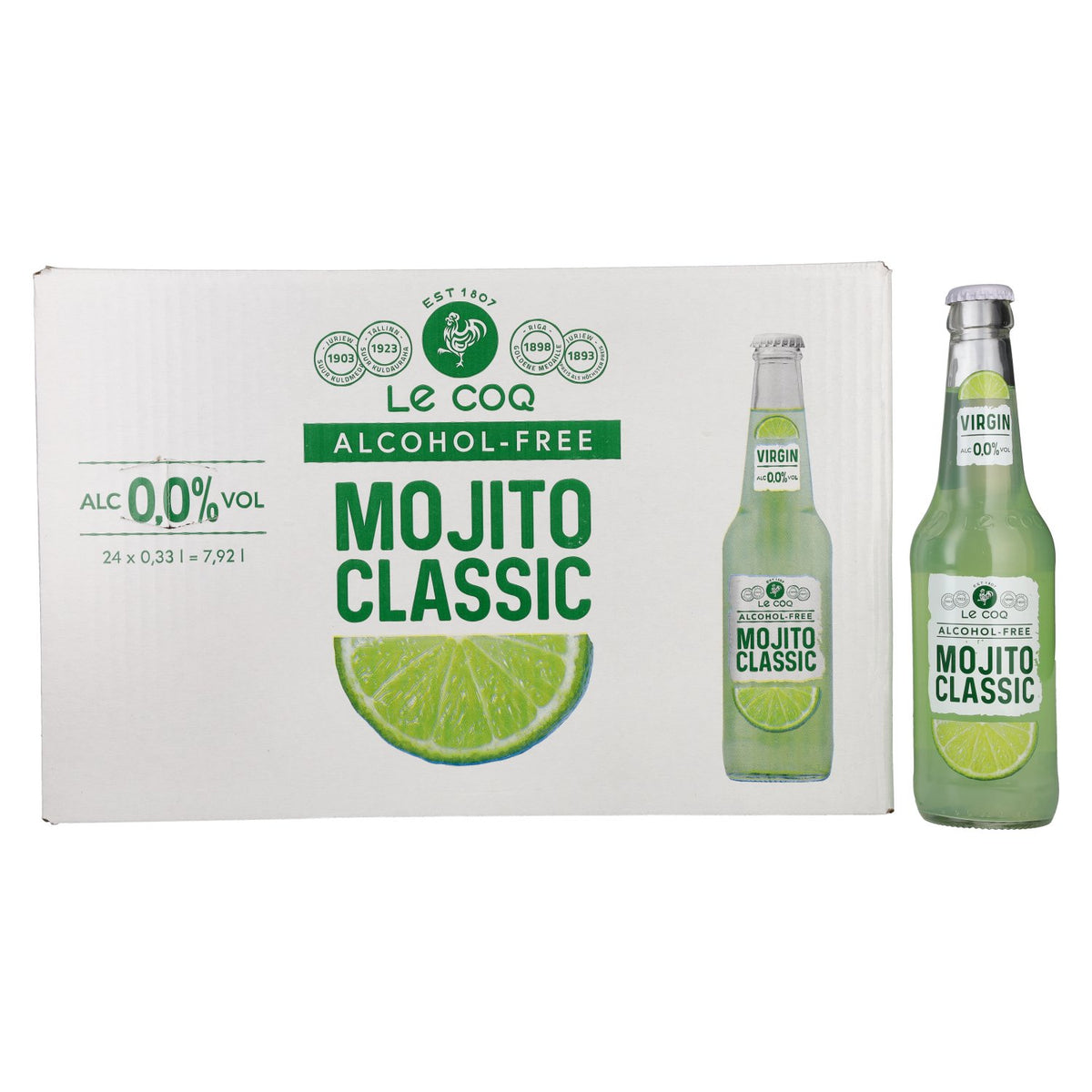 Le Coq MOJITO CLASSIC alcohol-free 0.0% 24x0,33l