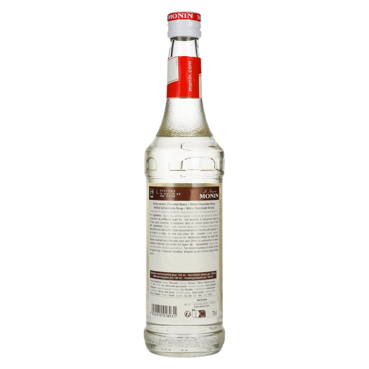 Monin WHITE CHOCOLATE Syrup 0.7l