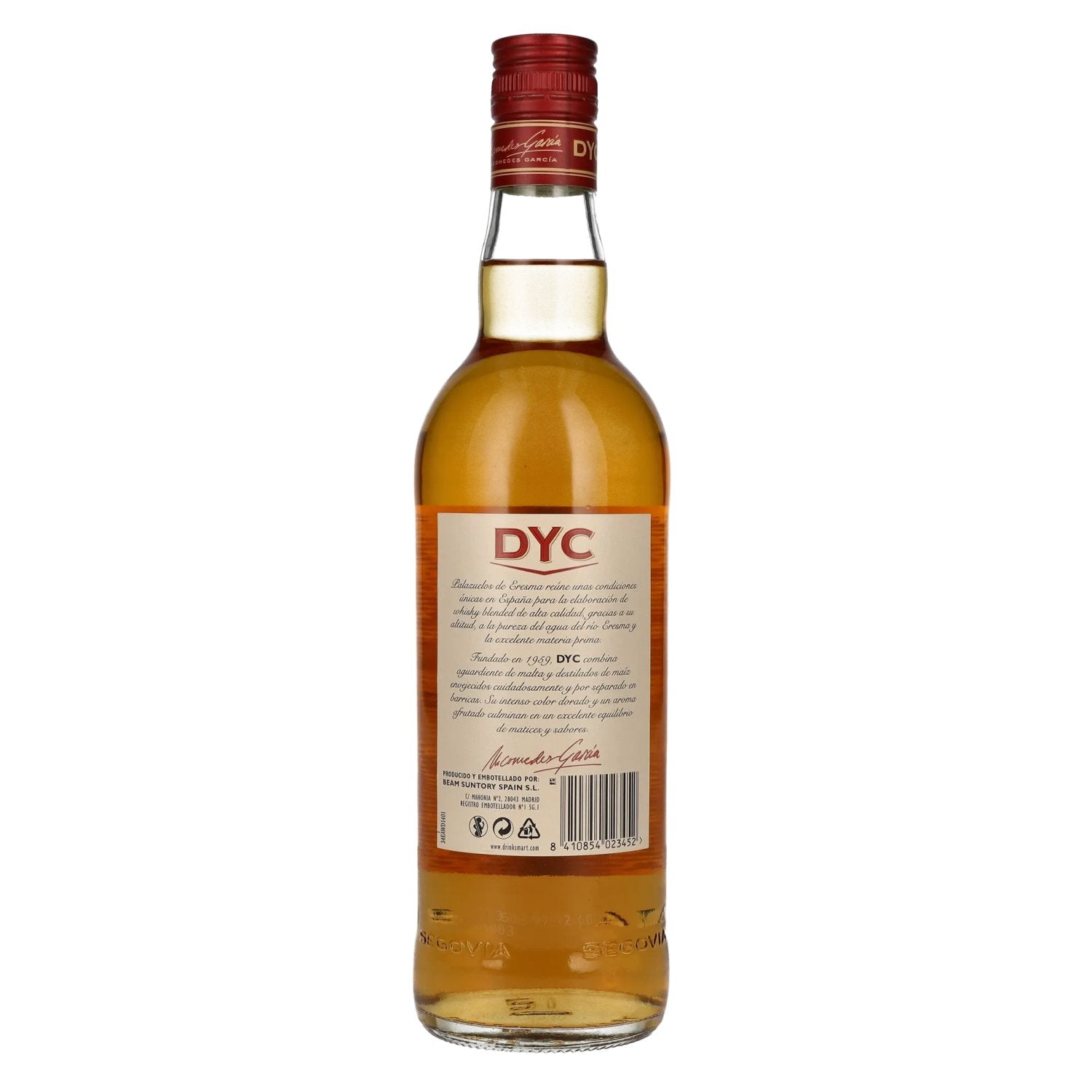 DYC Destilerias y Crianza Selected Blended Whisky 40% Vol. 0,7l