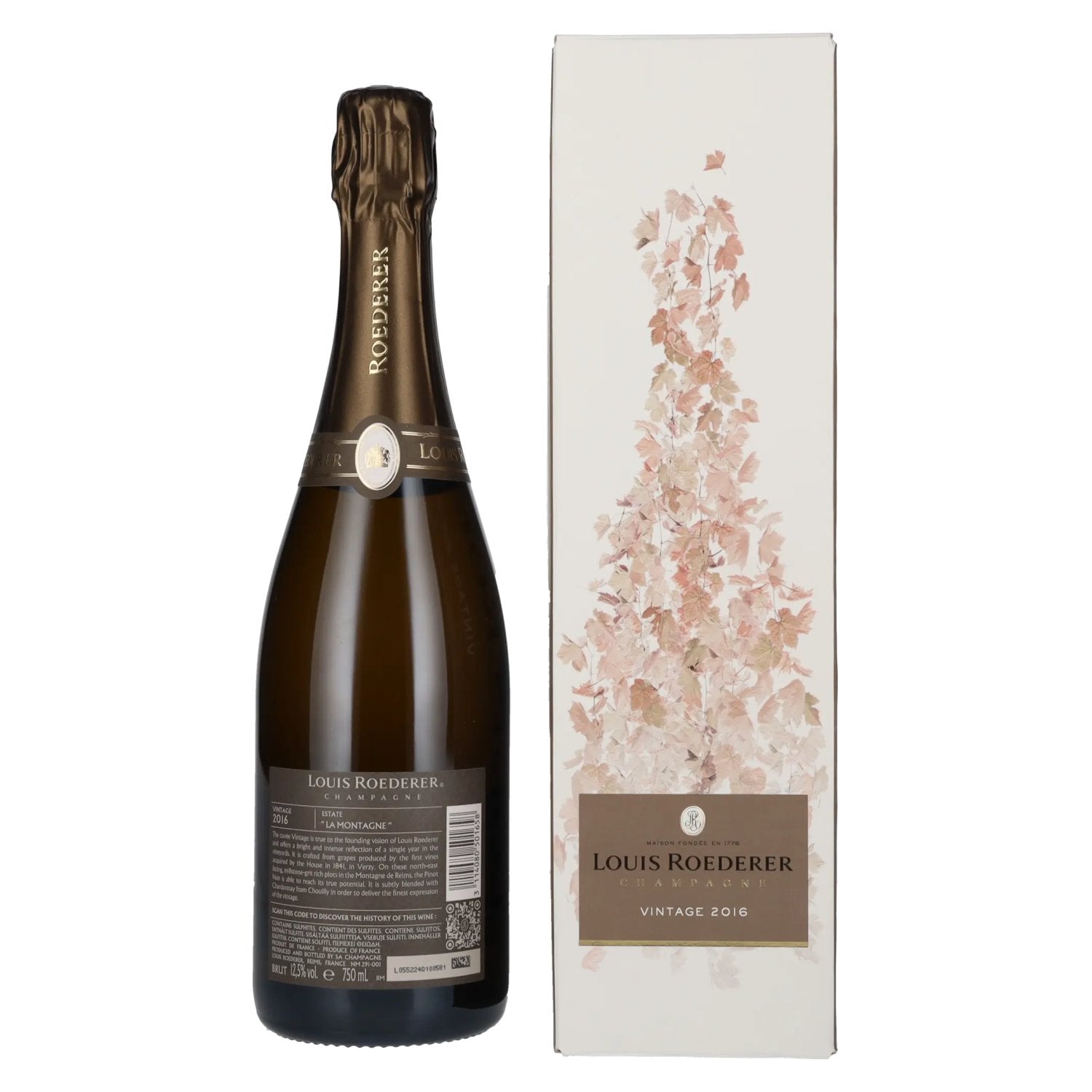 Louis Roederer Champagne VINTAGE 2016 12,5% Vol. 0,75l in Geschenkbox