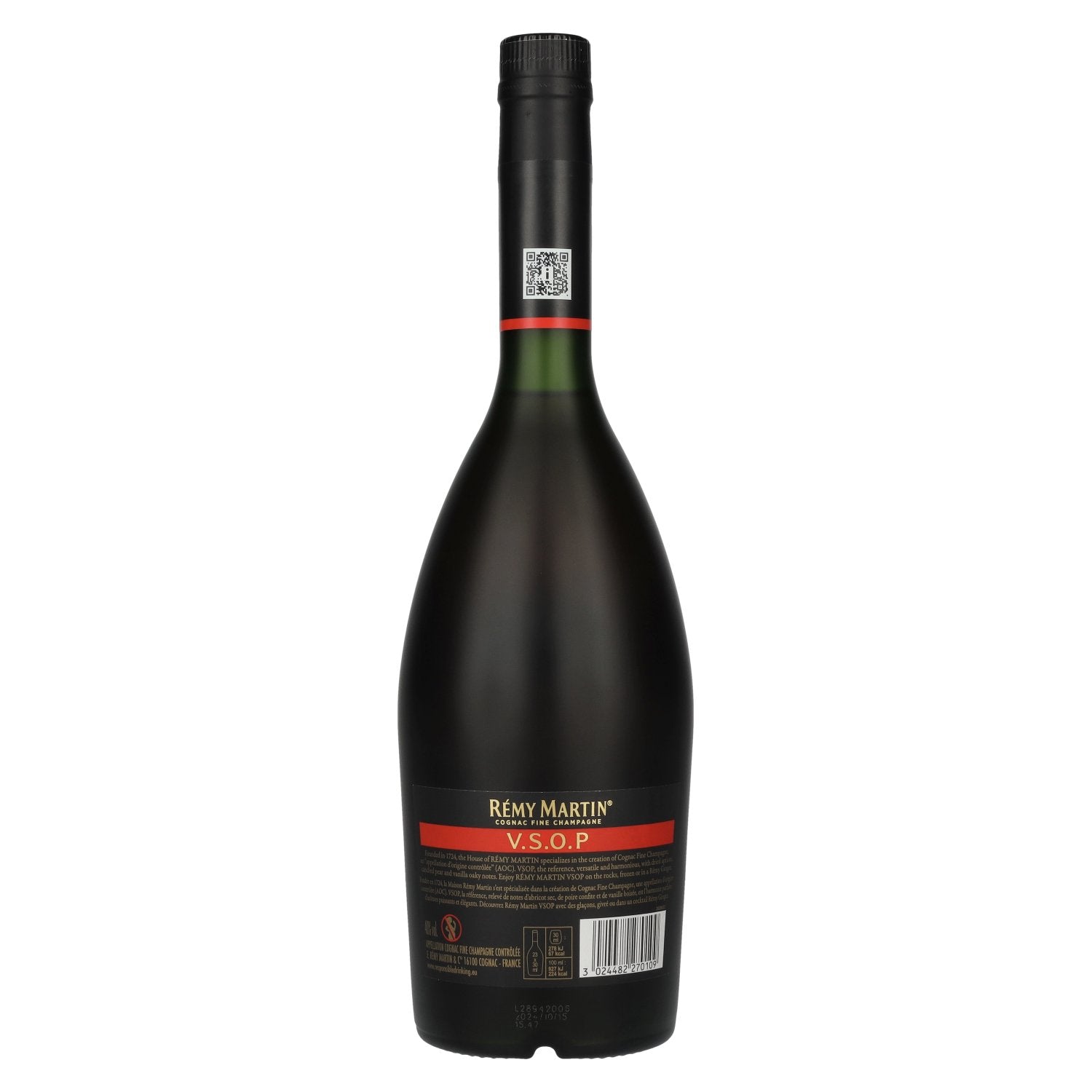Rémy Martin V.S.O.P Cognac Fine Champagne Frosted Glass Design 40% Vol. 0.7l