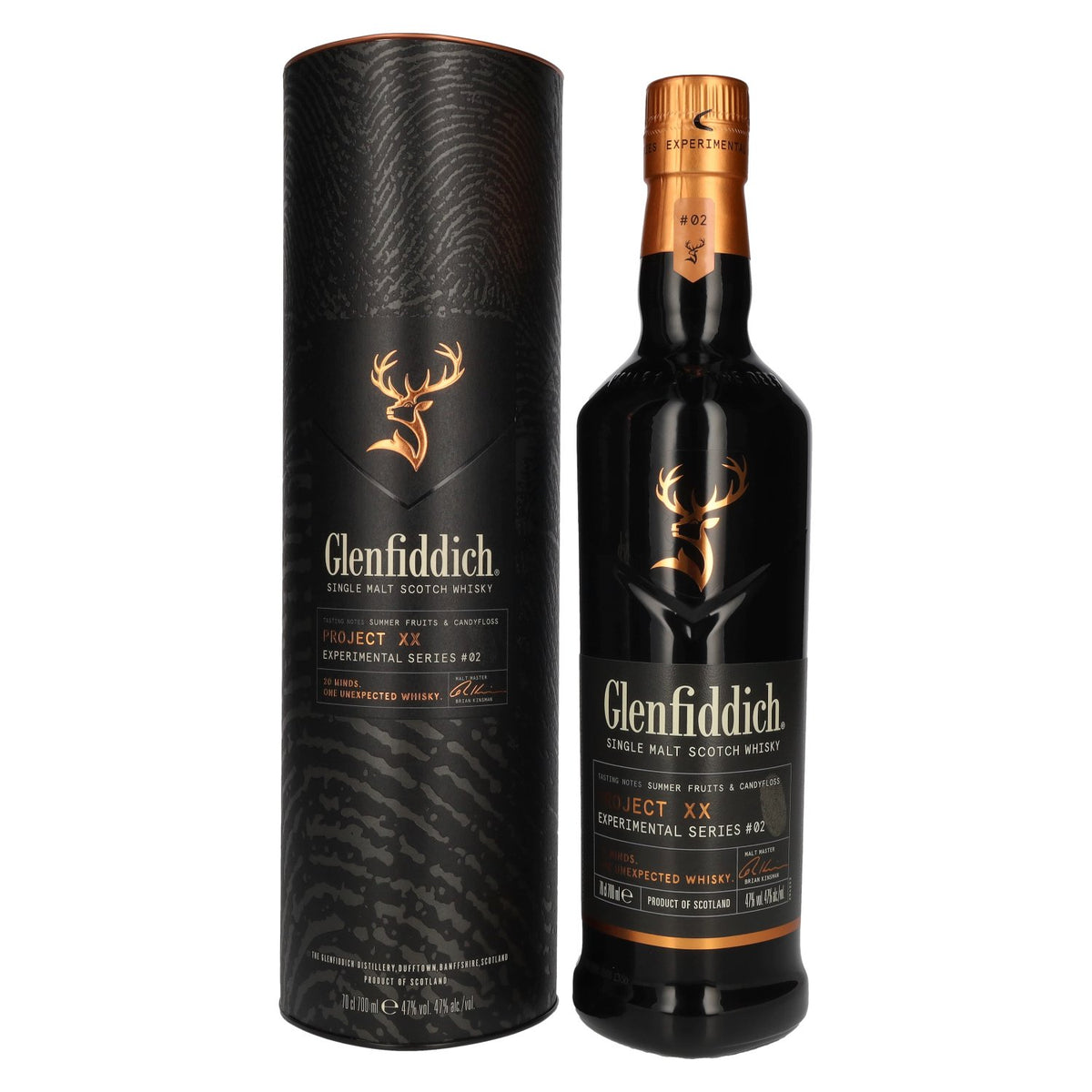 Glenfiddich PROJECT XX Experimental Series #02 Single Malt Scotch Whisky 47% Vol. 0,7l in Geschenkbox