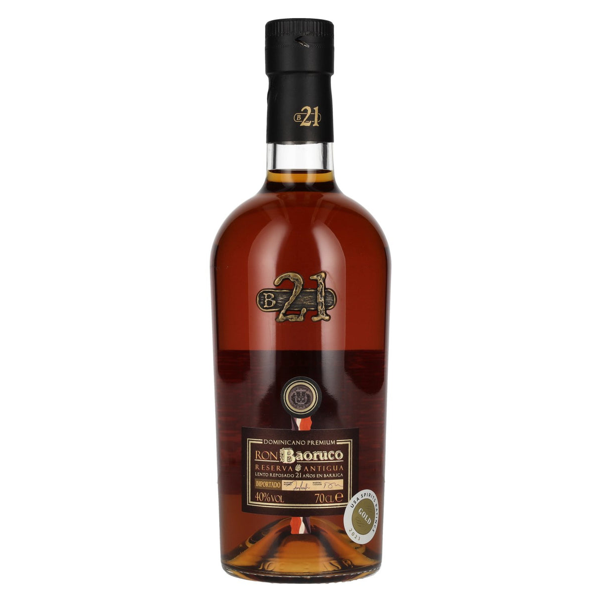 Ron Baoruco 21 Years Old Reserva Antigua Dominican Premium 40% Vol. 0.7l