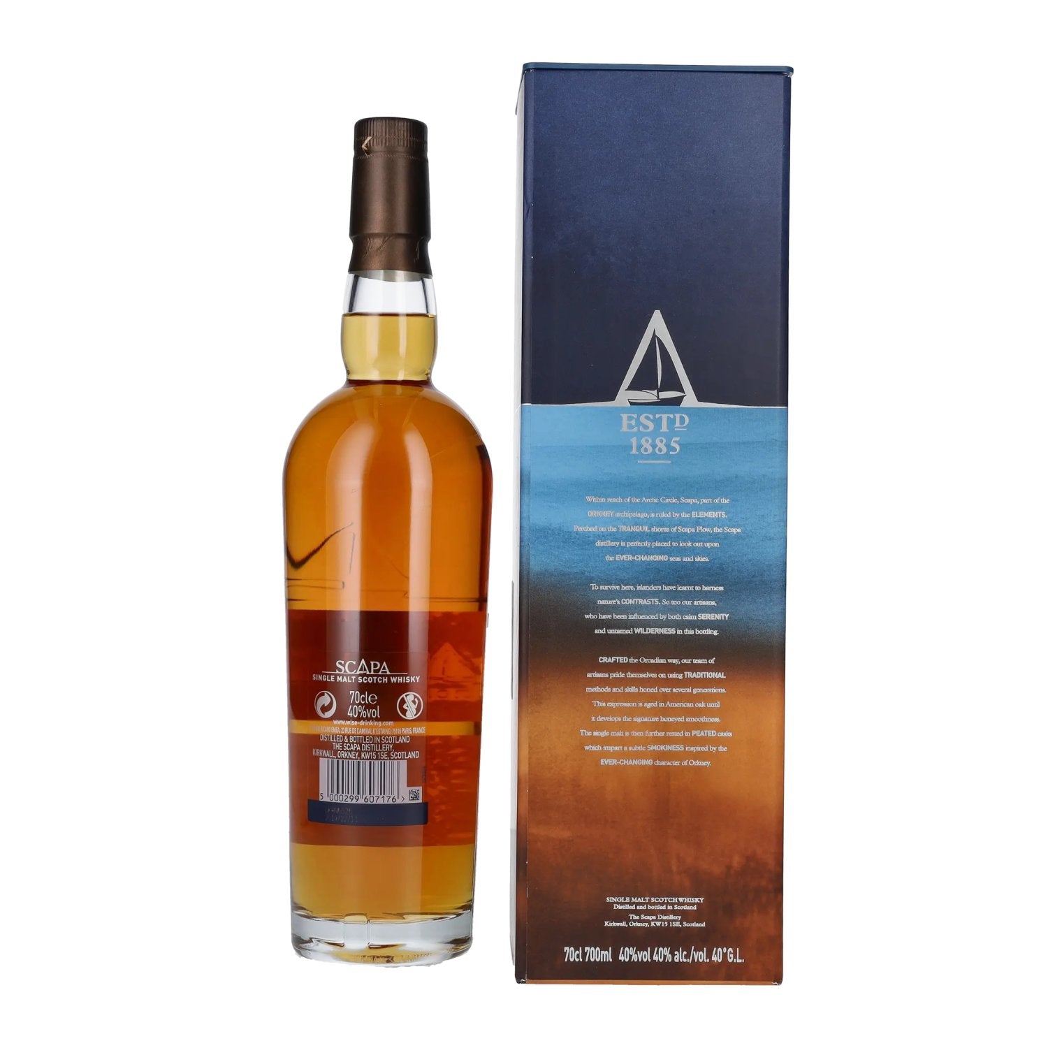 Scapa The Orcadian Glansa 40% Vol. 0.7L in gift box