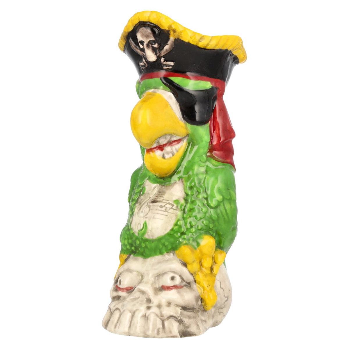 Tiki Mug, Ceramic, Parrot Pirate, 0.55 litres