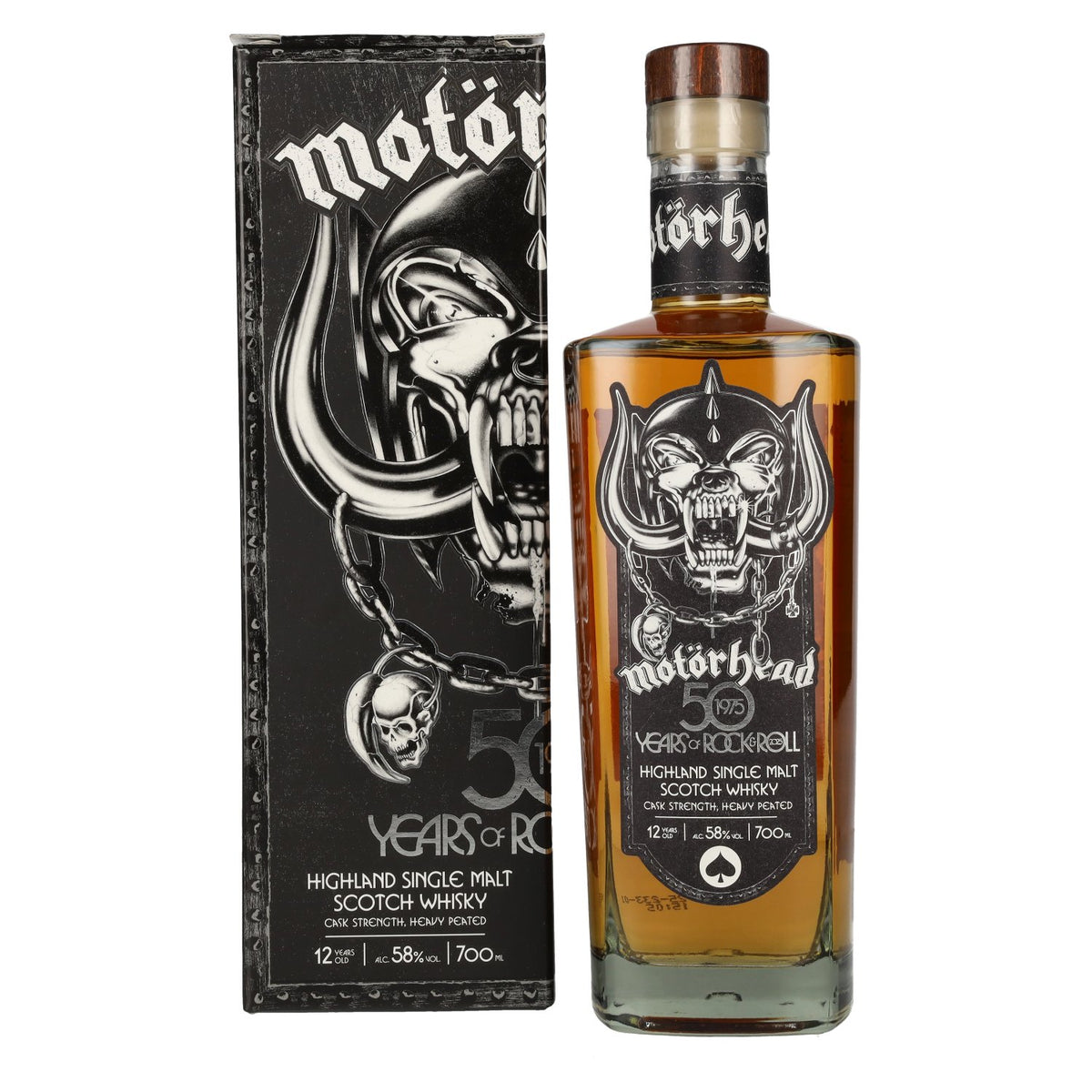 Motörhead 50 Years of Rock & Roll Highland Single Malt Scotch Whisky 58% Vol. 0.7L in Gift Box